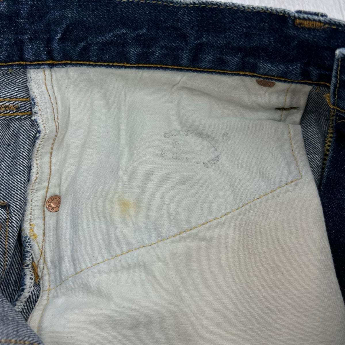 デニムパンツ 90s USA製 501 バレンシア 実寸W31