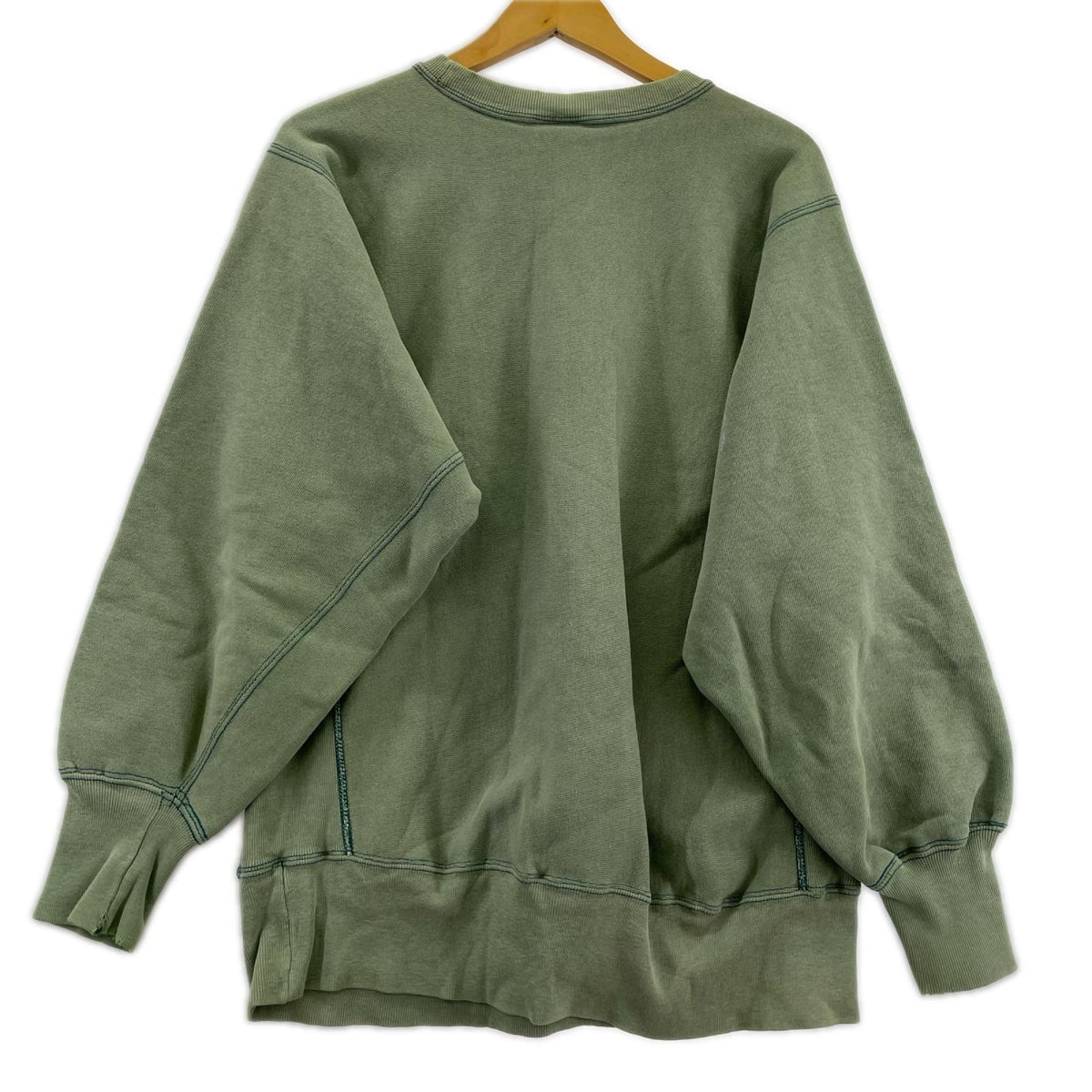 スウェット reverse weave 90s IOWA 緑 L L グリーン