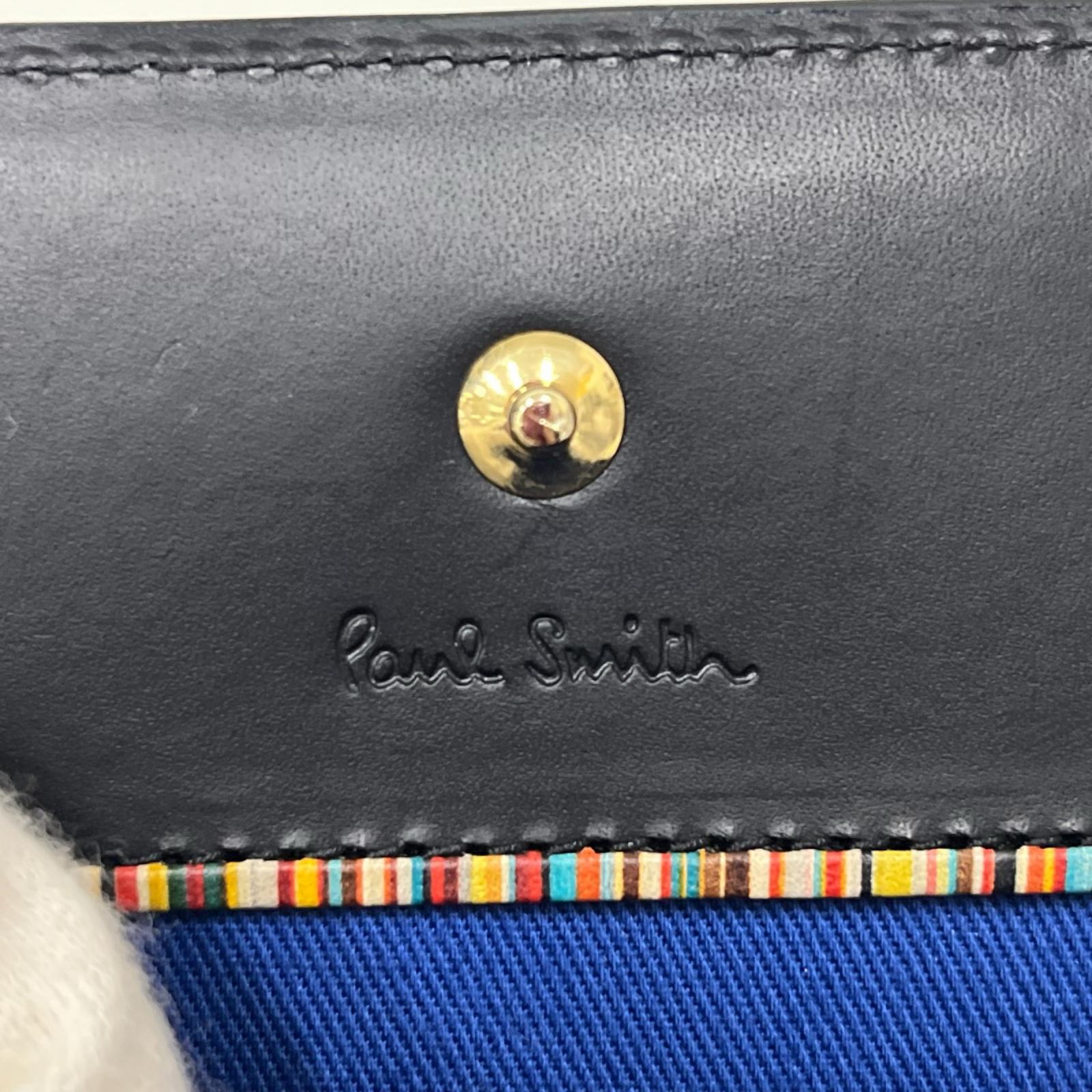 コインケース Paul Smith オールドレザー コインケース ブラック