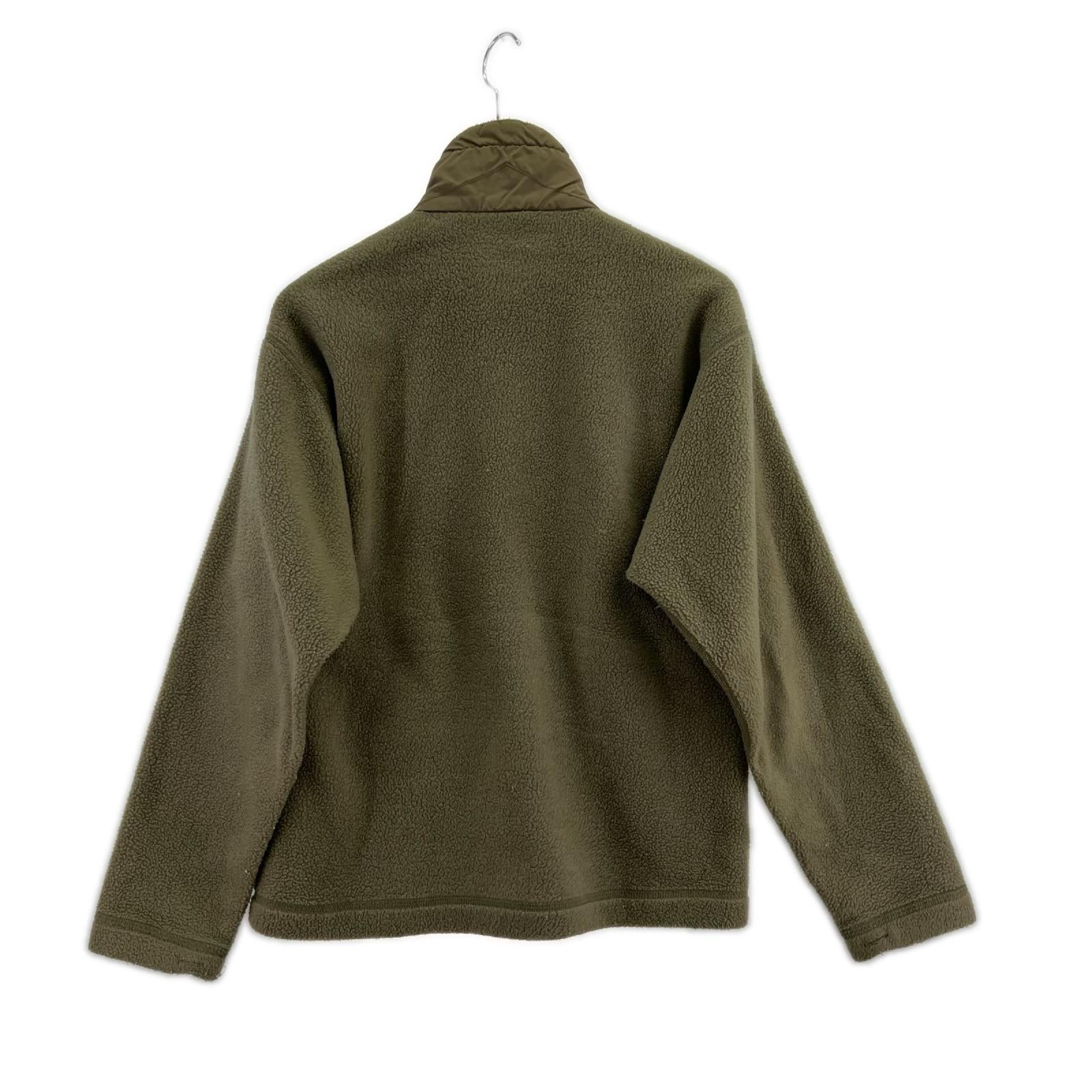 ジャケット シンチラフリースジャケット USA製 S カーキ