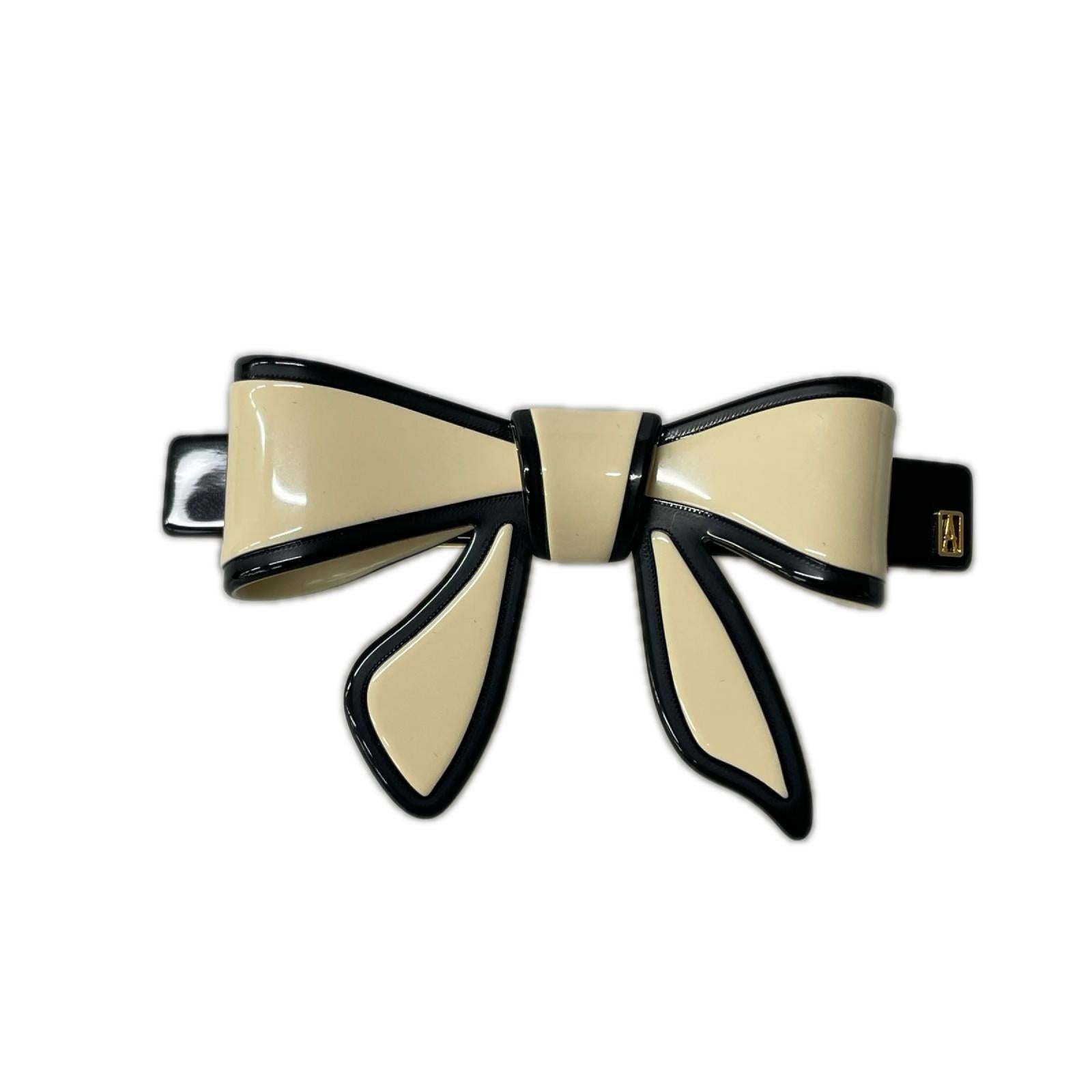 その他アクセサリー ALEXANDRE DE PARIS バレッタ リボン ベージュ