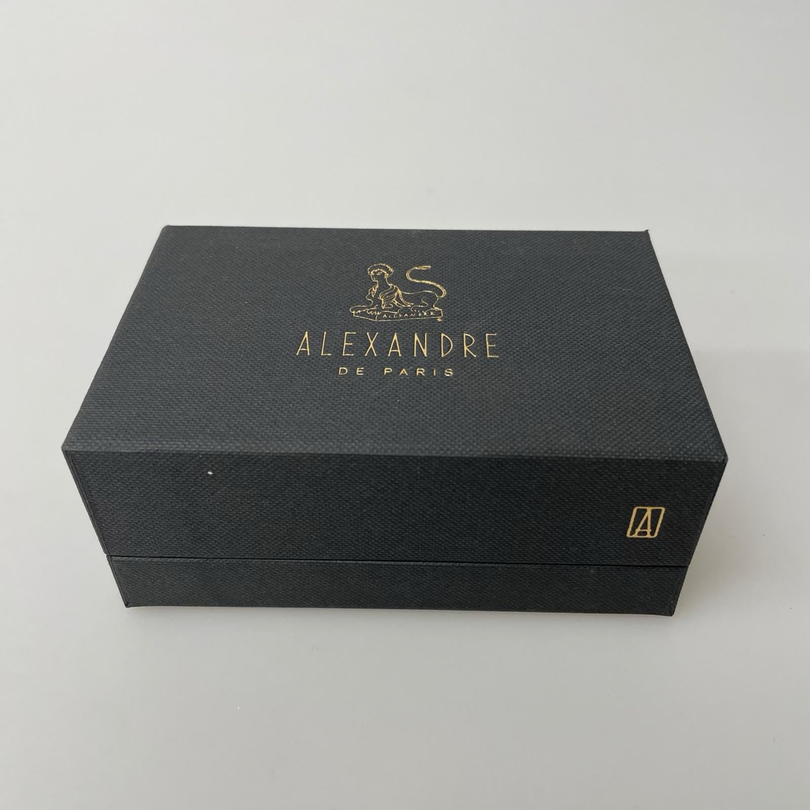 その他アクセサリー ALEXANDRE DE PARIS バレッタ リボン ベージュ