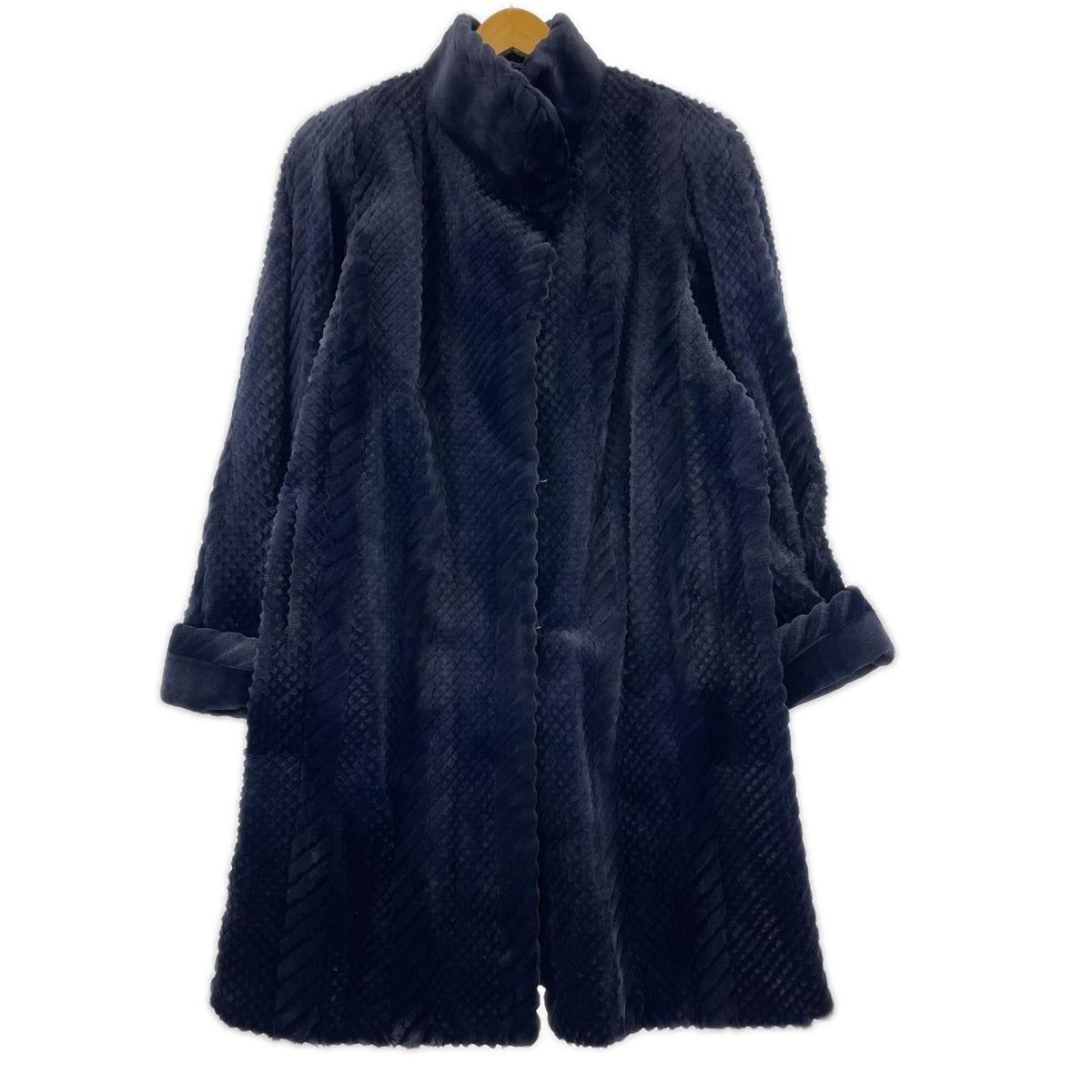 ジャケット SAGA MINK ミンクファーコート サイズF ネイビー フリー ネイビー