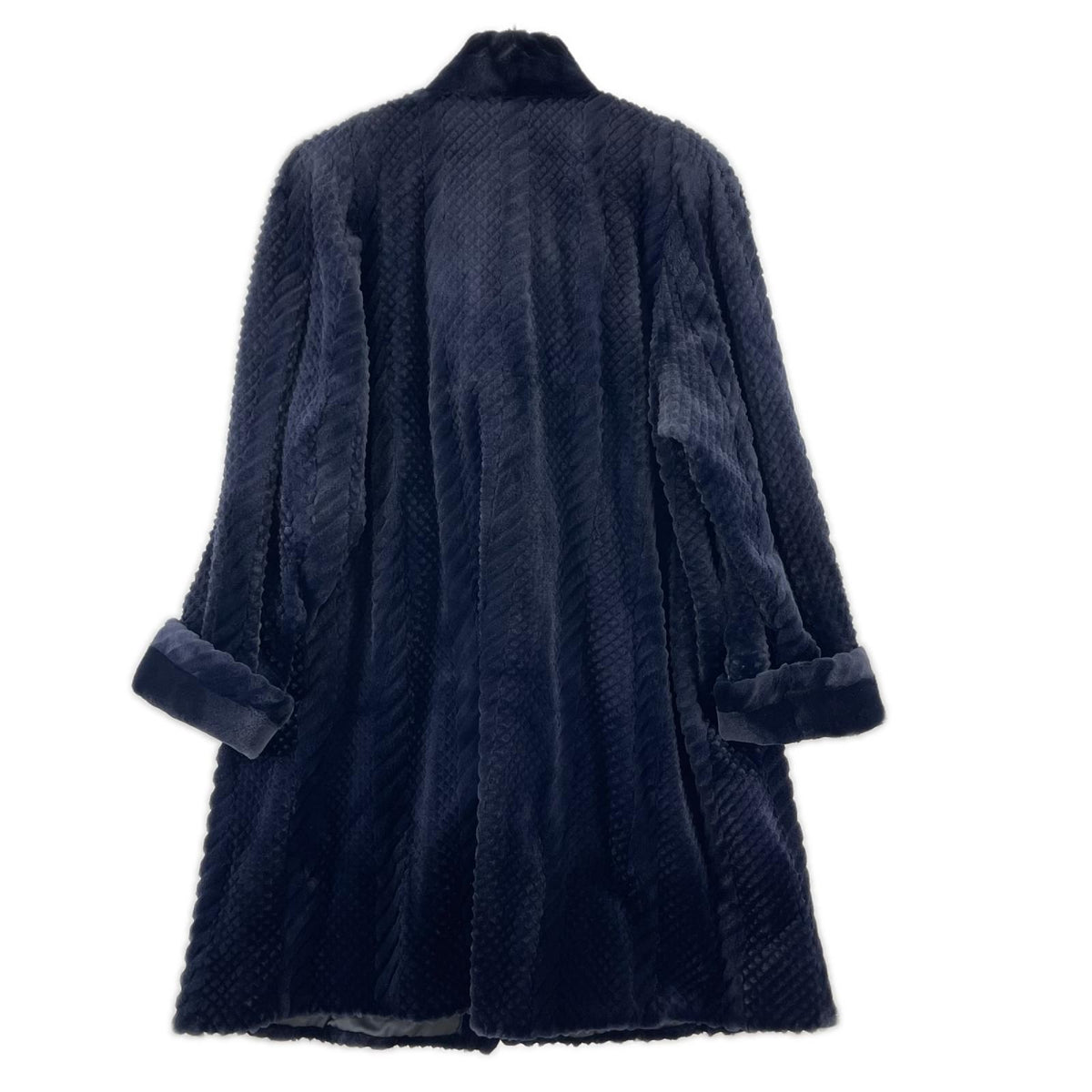 ジャケット SAGA MINK ミンクファーコート サイズF ネイビー フリー ネイビー