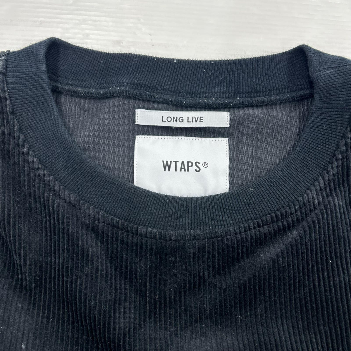 スウェット 22AW LONG LIVE コーデュロイ ブラック (2) 2 ブラック