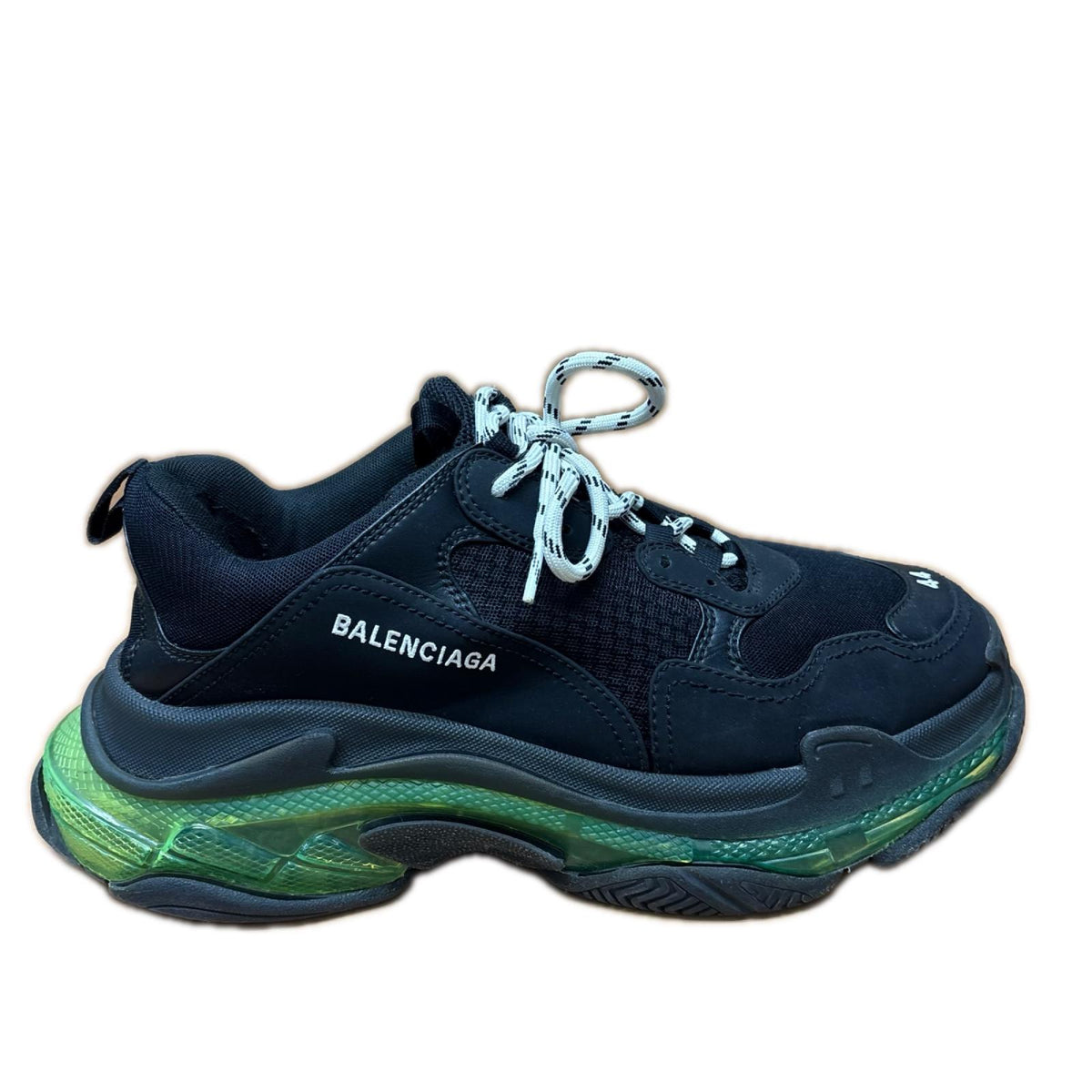 Triple S 黒緑 (29.0cm) 541624