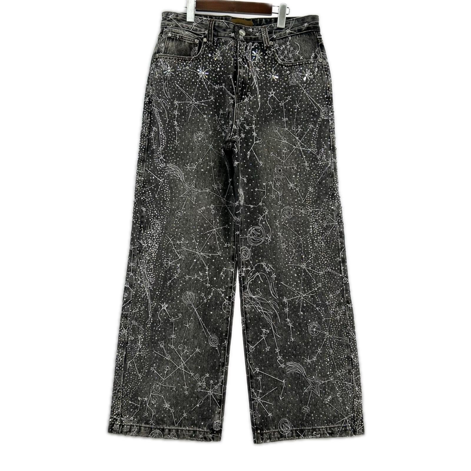 デニムパンツ Birth Of Royal Child 20K Zodiac Diamond M グレー