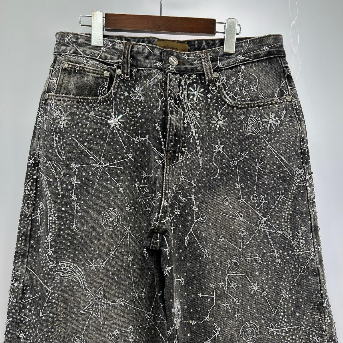 デニムパンツ Birth Of Royal Child 20K Zodiac Diamond M グレー