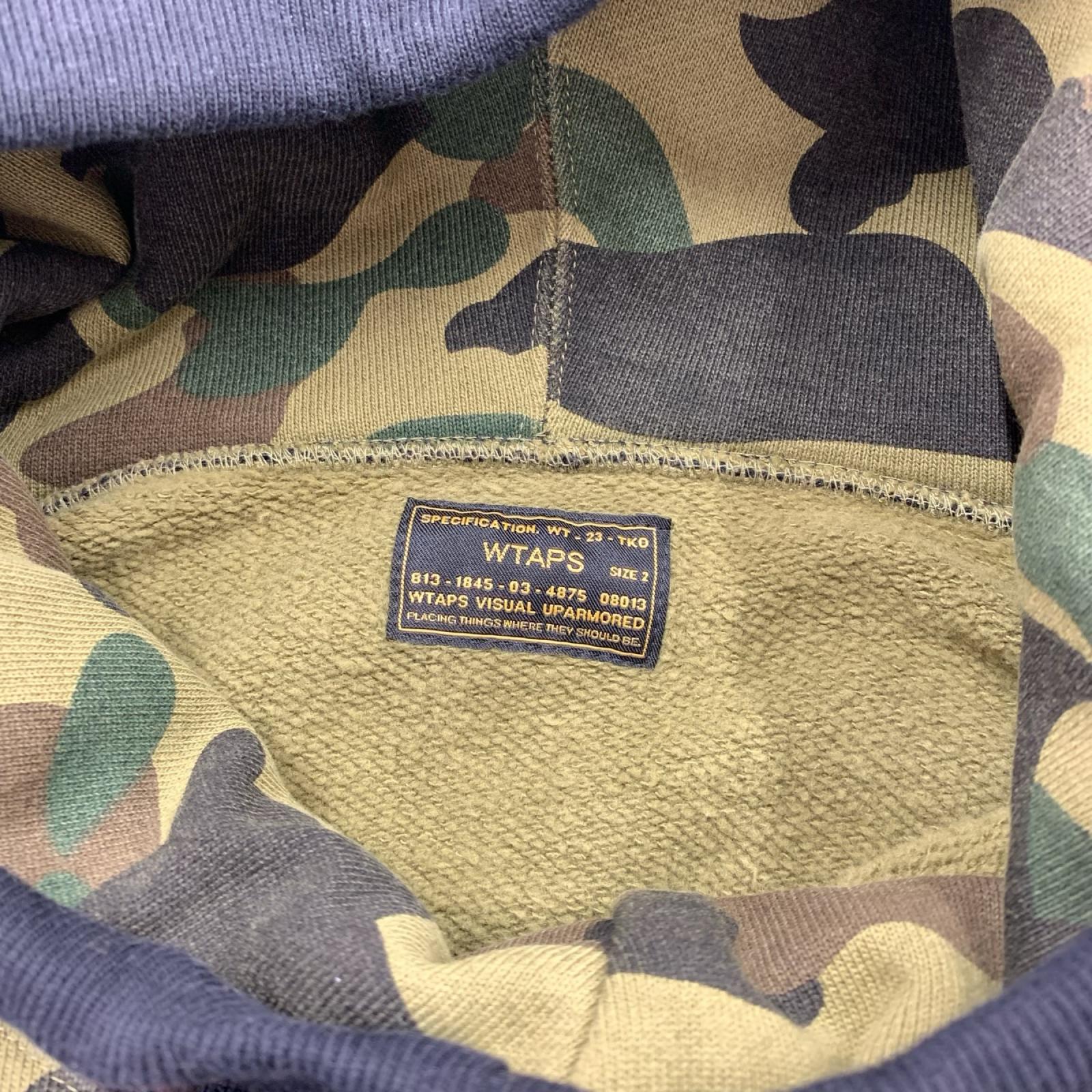 パーカー WTAPS ×A BATHING APE SEAL SWEATSHIRT 2 カモ 2
