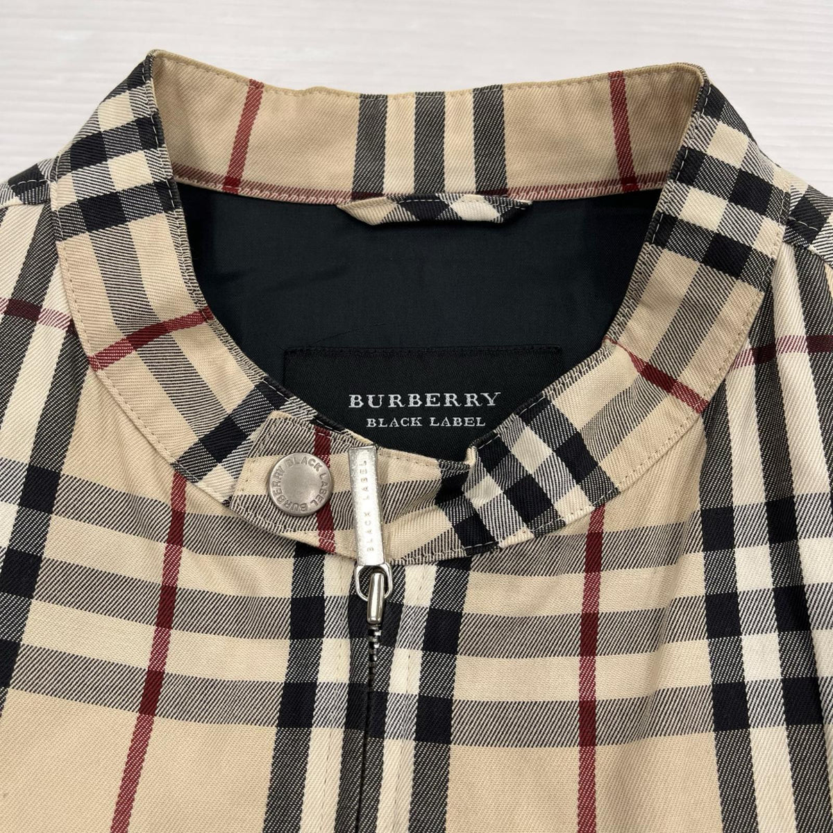 ジャケット BURBERRY BLACK LABEL ノバチェックブルゾン ベージュ BMP91-106-42 (L) L ベージュ