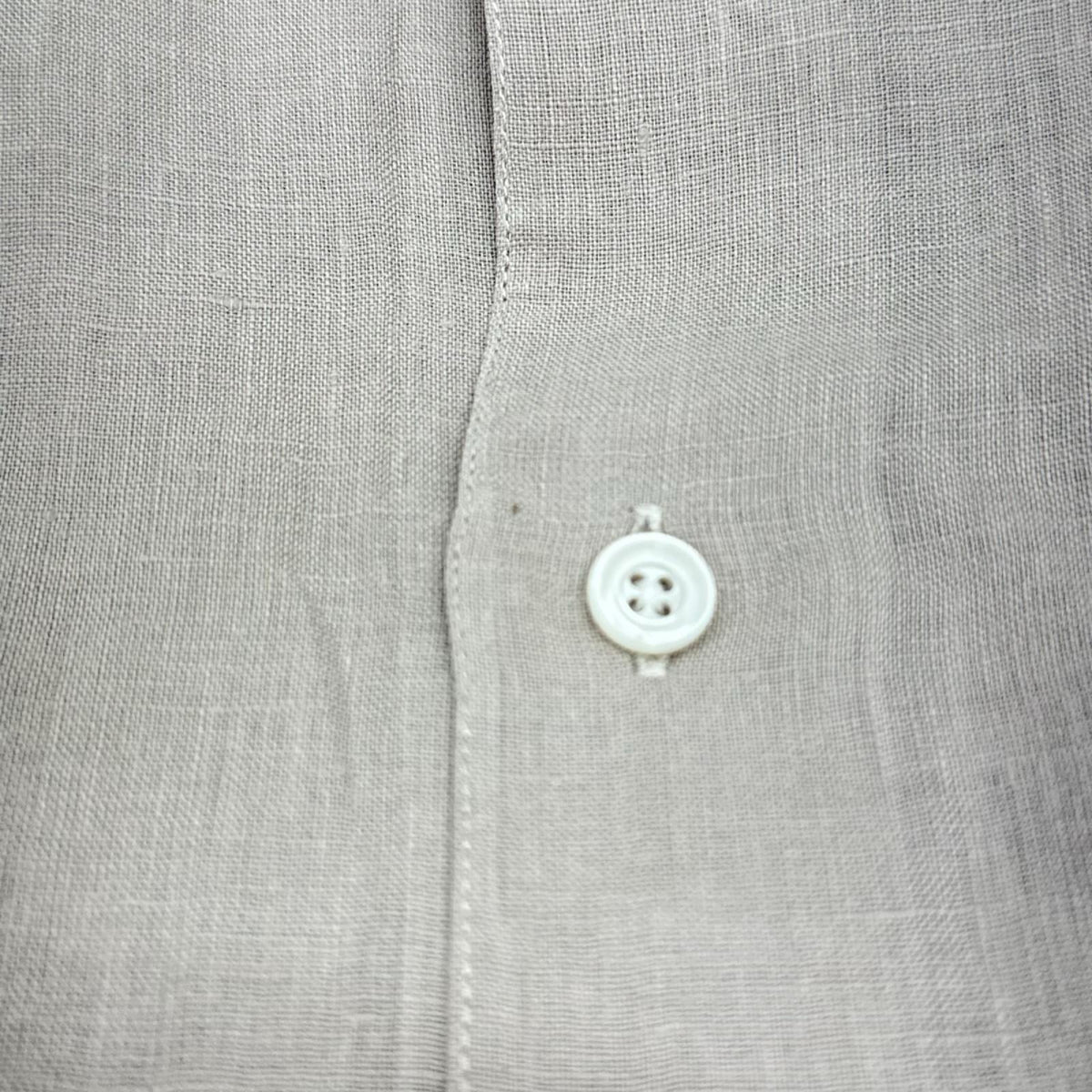 HERMES リネンシャツ ベージュ