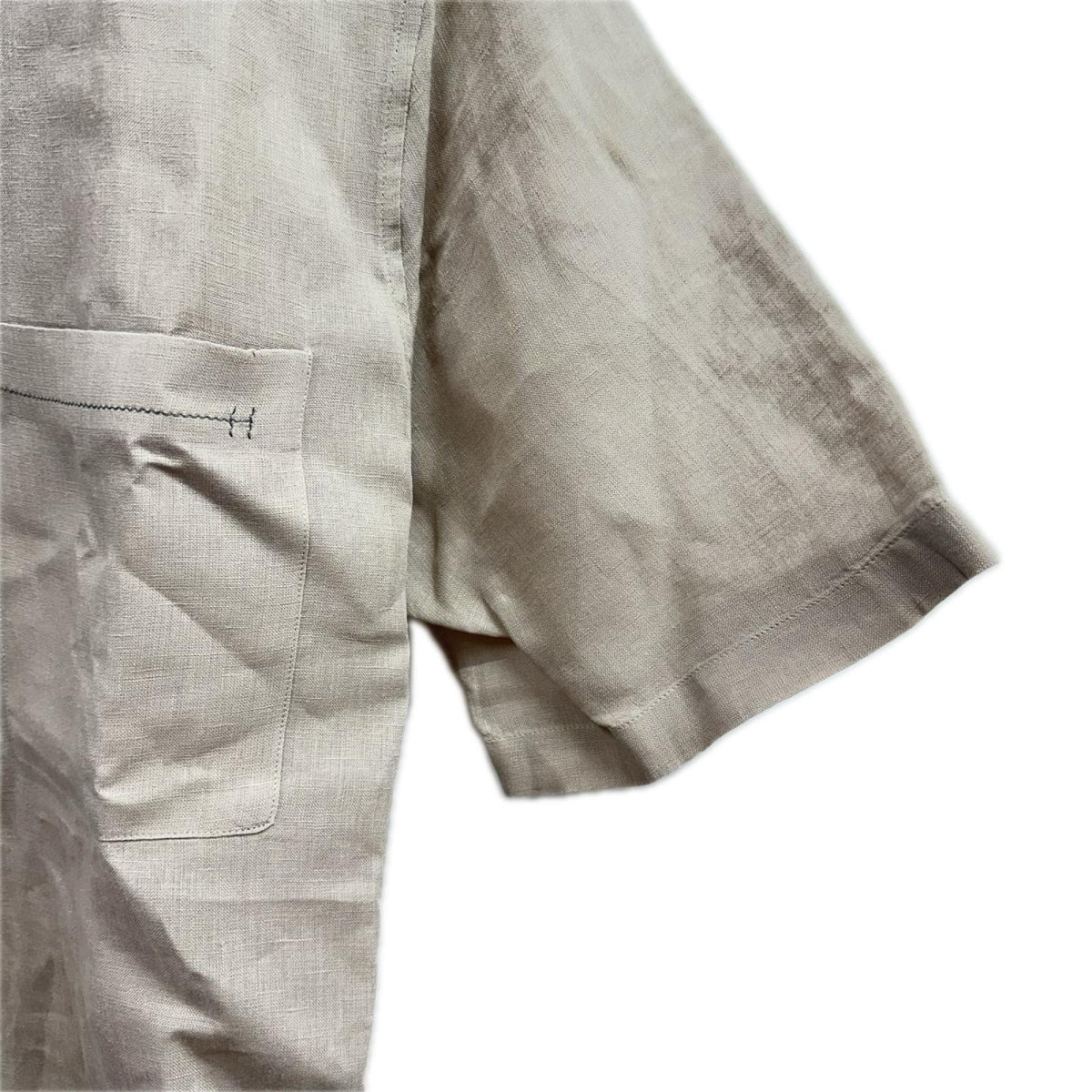 HERMES リネンシャツ ベージュ
