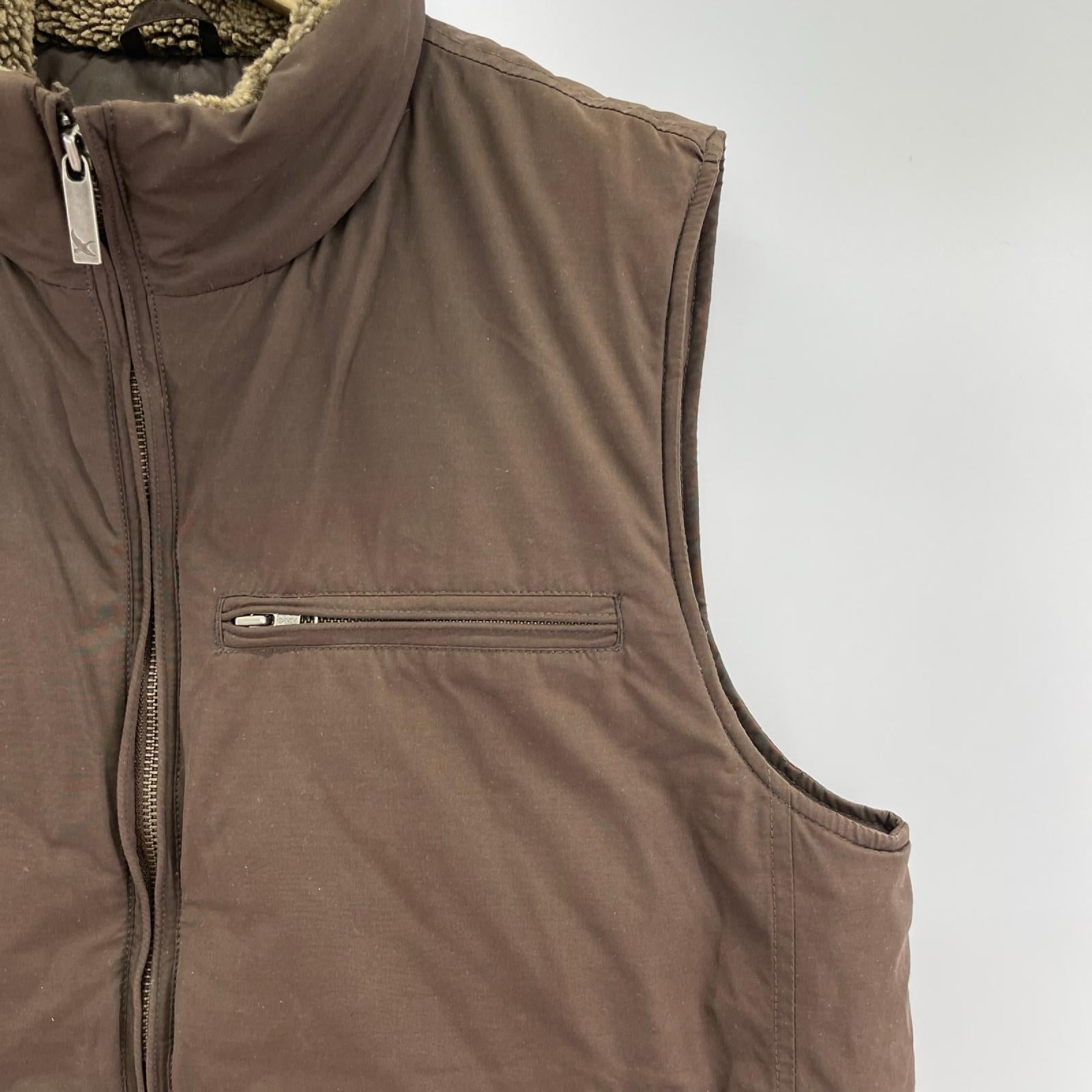 ダウンベスト Eddie Bauer PREMIUM GOOSE DOWN ブラウン (M) M ブラウン