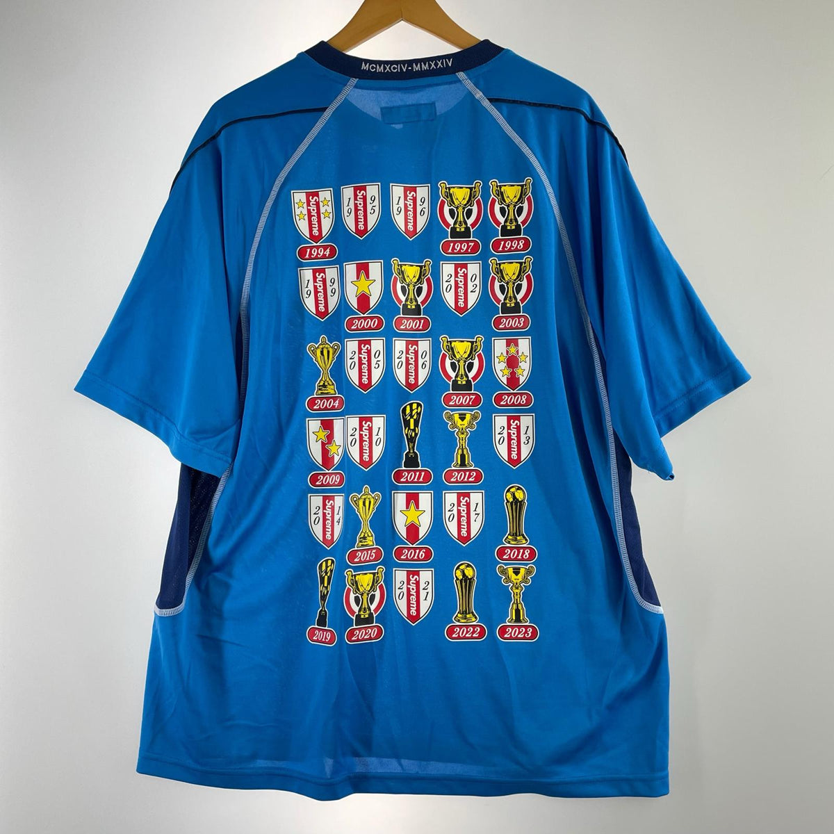 半袖Tシャツ 24SS Jacquard Soccer Jersey L L ブルー