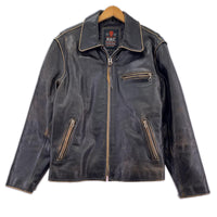 レザージャケット シングルライダースジャケット M M ブラウン
