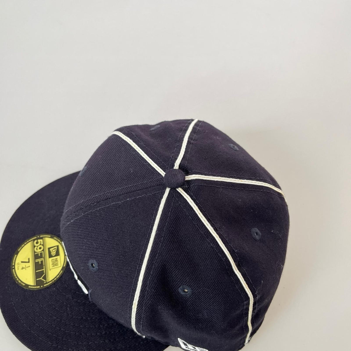 キャップ ×NEW ERA 17SS BOX LOGO PIPING CAP ネイビー