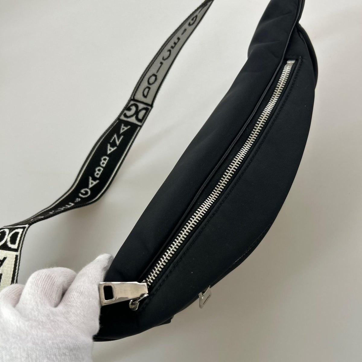 その他バッグ DOLCE&GABBANA ロゴパッチウエストバッグ BK ブラック
