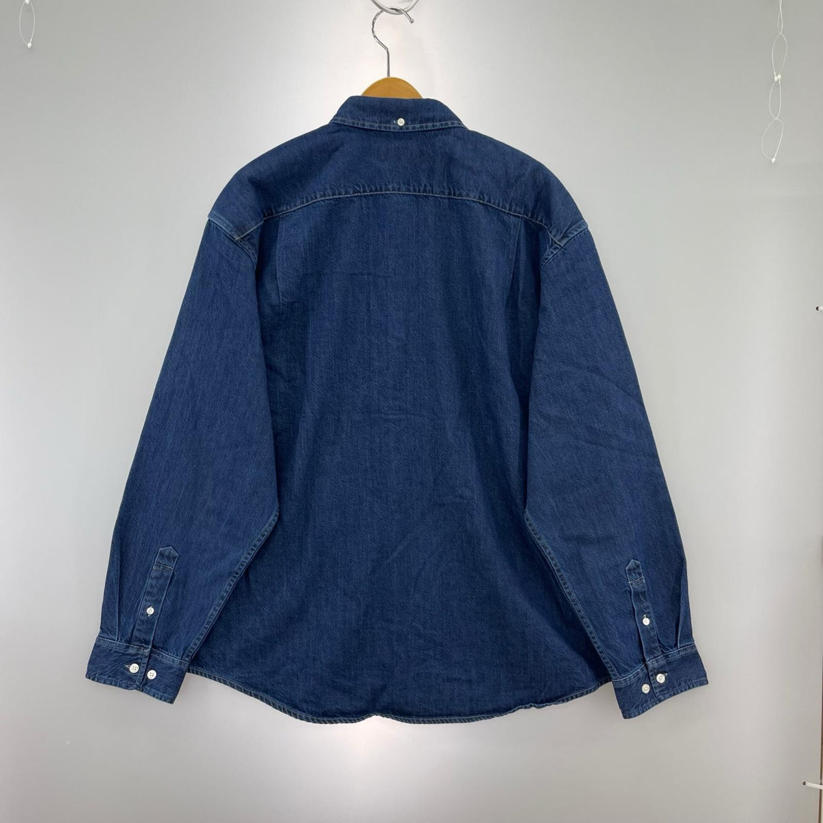 長袖シャツ SMALL BOX DENIM SHIRT (L) L