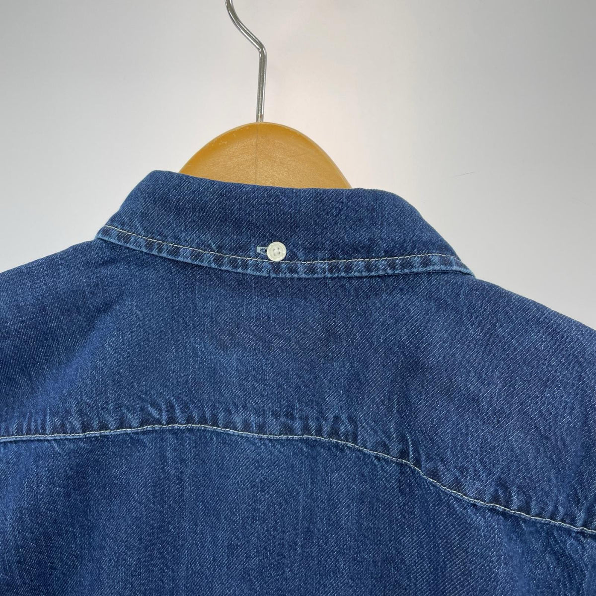 長袖シャツ SMALL BOX DENIM SHIRT (L) L
