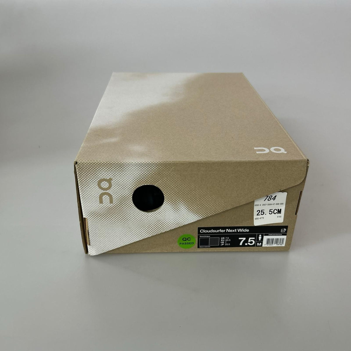 スニーカー on cloudsurfer next wide (25.5) 25.5cm (US7 1/2 UK7 EU41) グレー