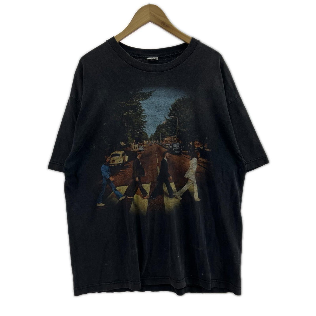 半袖Tシャツ 1999年 BEATLES アビーロード バンドT 黒 (-) ブラック
