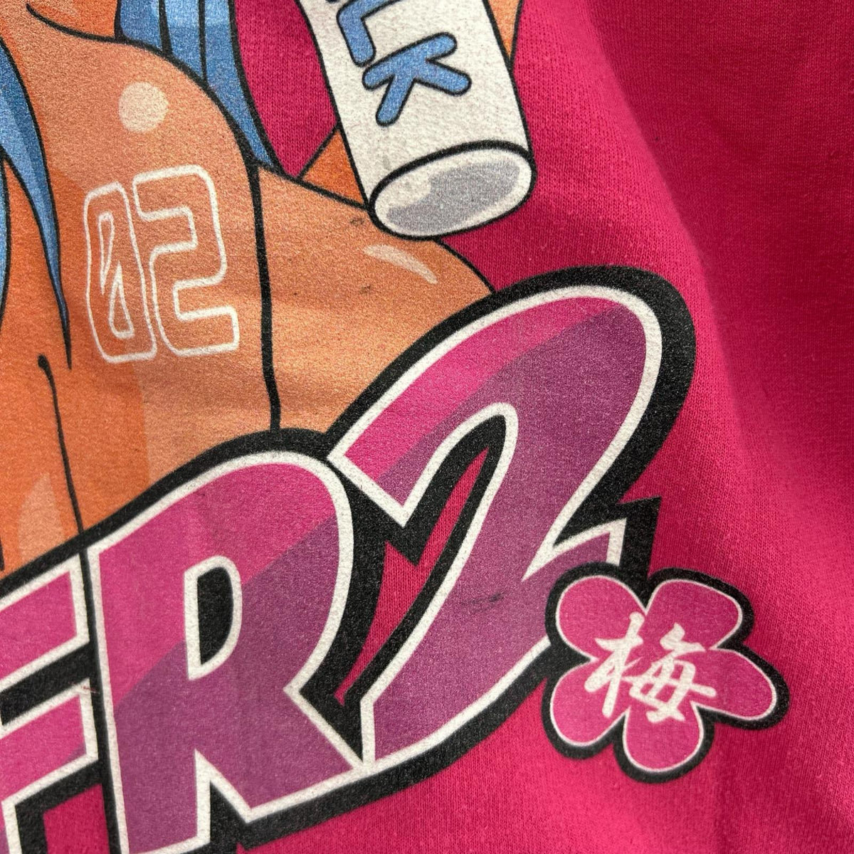 パーカー 梅 バイカーミルクガール PNK M ピンク