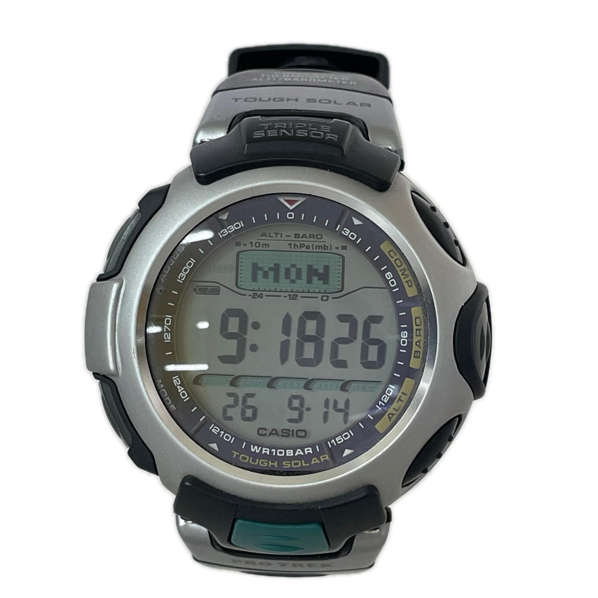 腕時計 CASIO PRO TREK PRG-50 アウトドアウォッチ タフソーラー ブラック