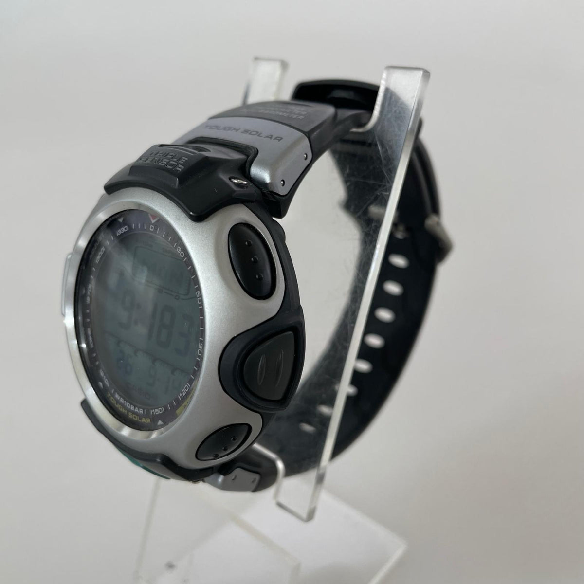 腕時計 CASIO PRO TREK PRG-50 アウトドアウォッチ タフソーラー ブラック