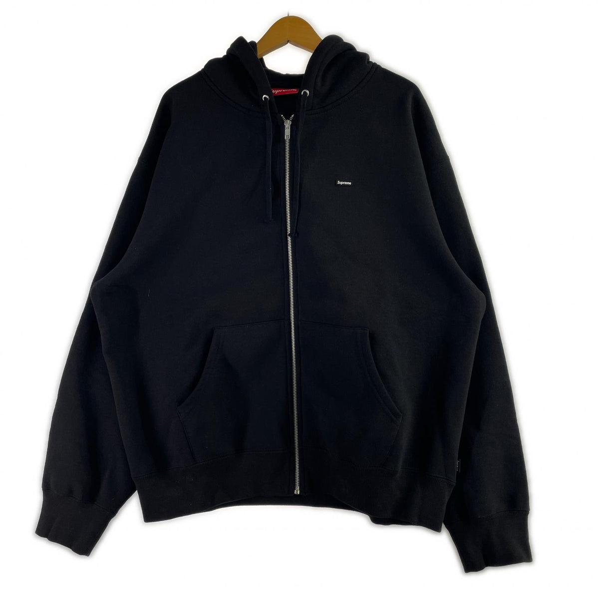 パーカー Small Box Logo Zip Up Hoodie BLK L L ブラック