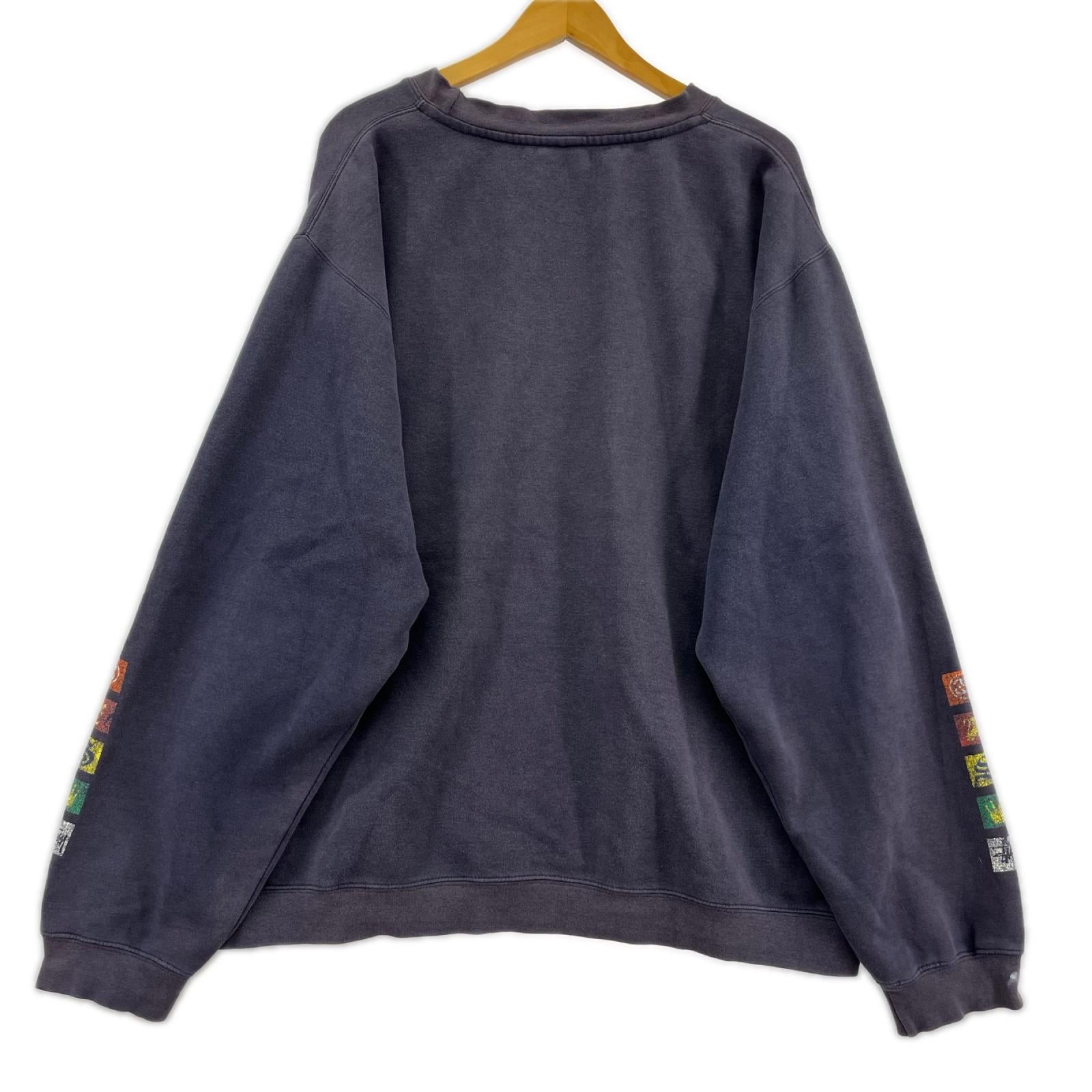 スウェット STUSSY 90s 紺タグ 裏起毛スウェット 紺 (XL) ネイビー
