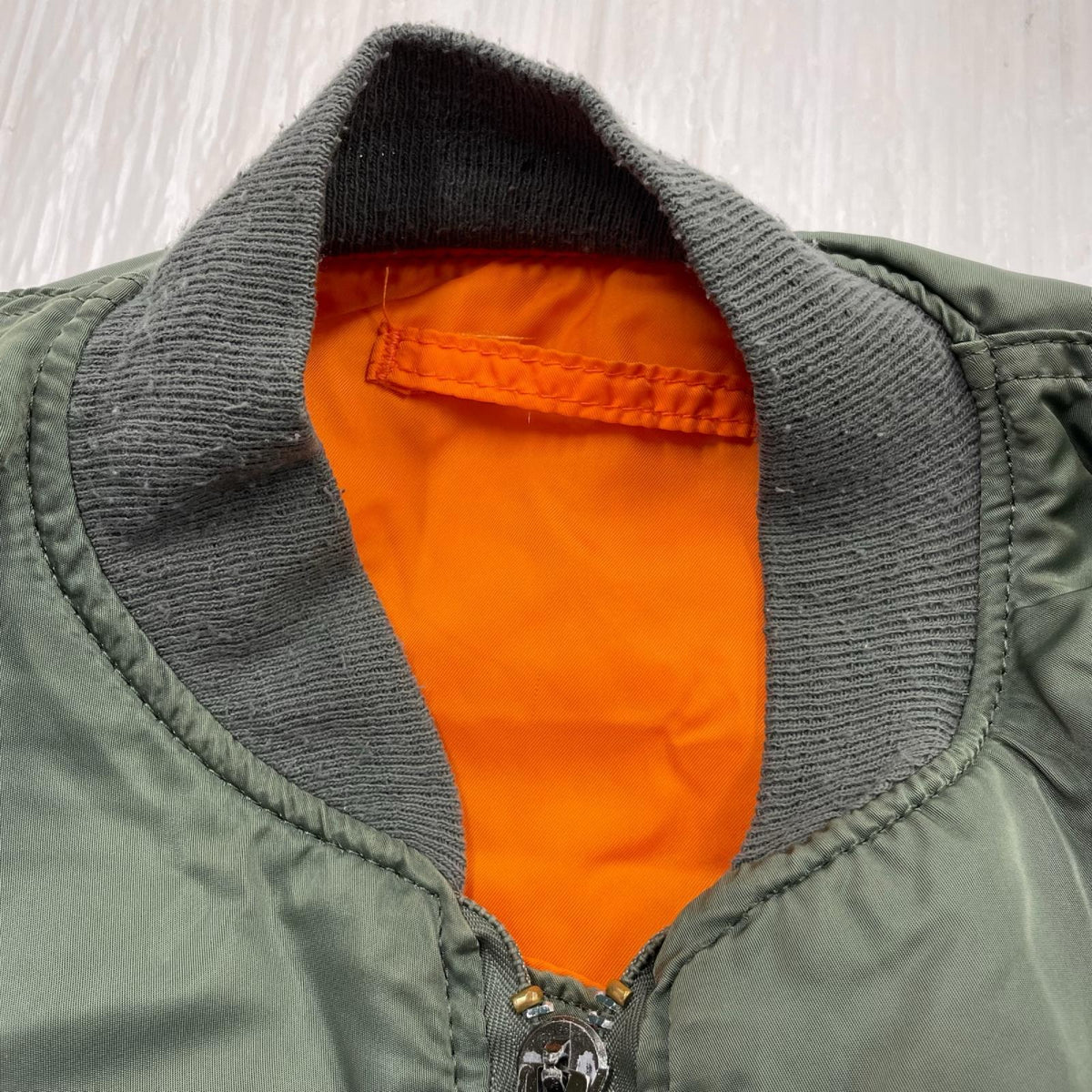 ジャケット 90s MA-1 (XL) カーキ