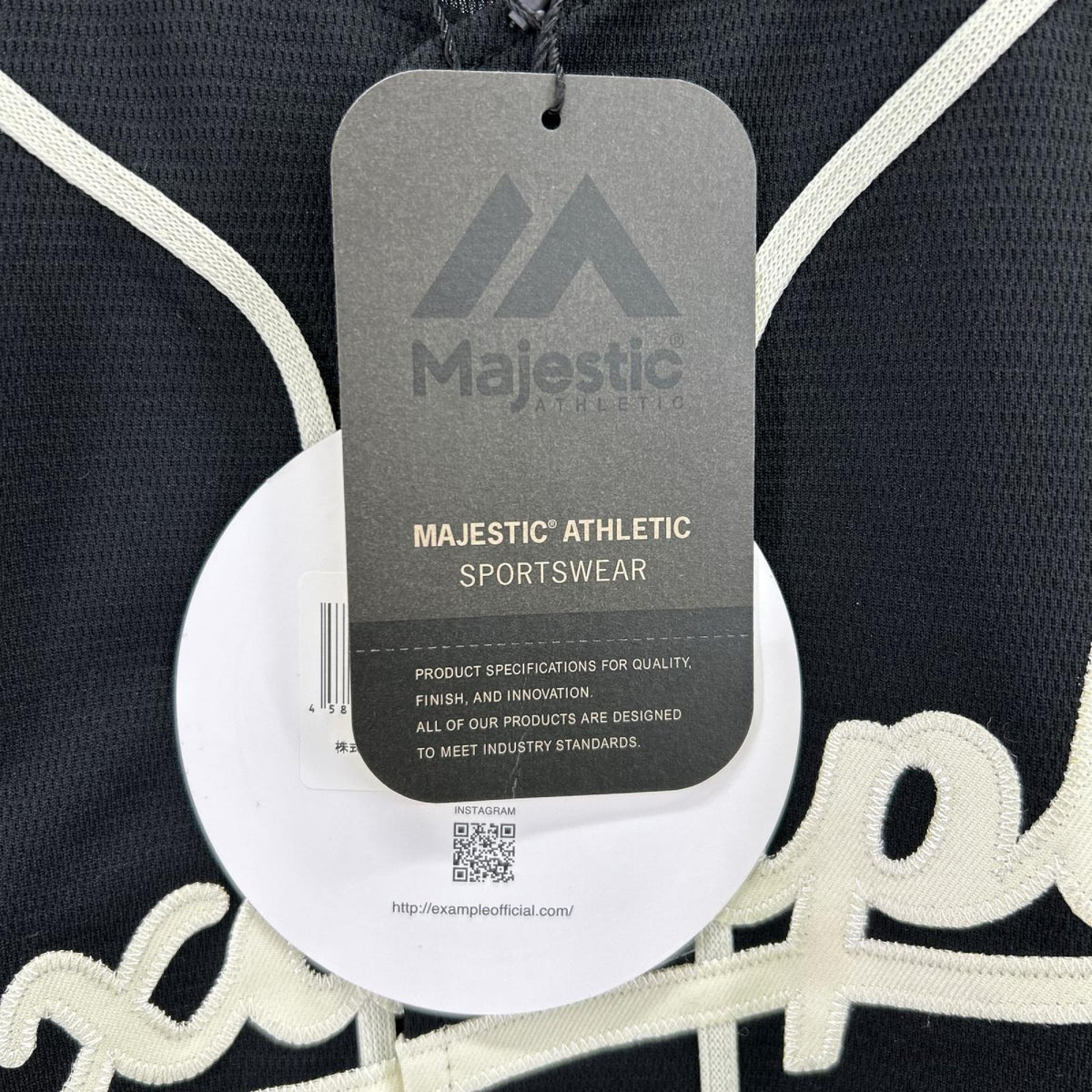 半袖シャツ MAJESTIC × EXAMPLE BB SHIRTS L ブラック