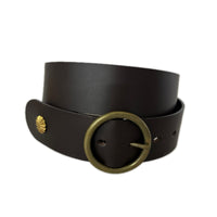 その他アクセサリー レザーベルト BRW ブラウン