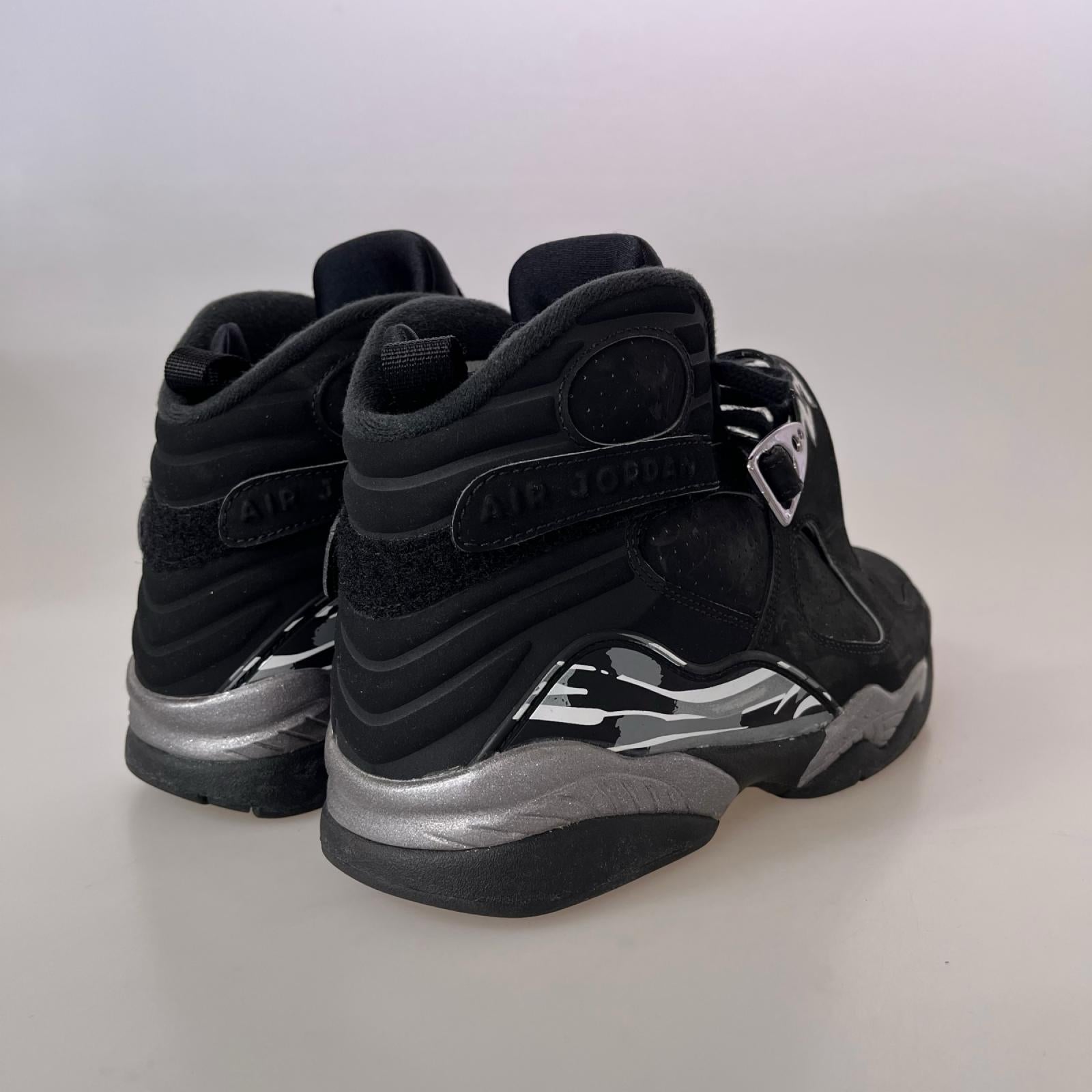 スニーカー AIR JORDAN 8 RETRO CHROME 黒 (27㎝) 27cm (US9 UK8 1/2 EU44) ブラック