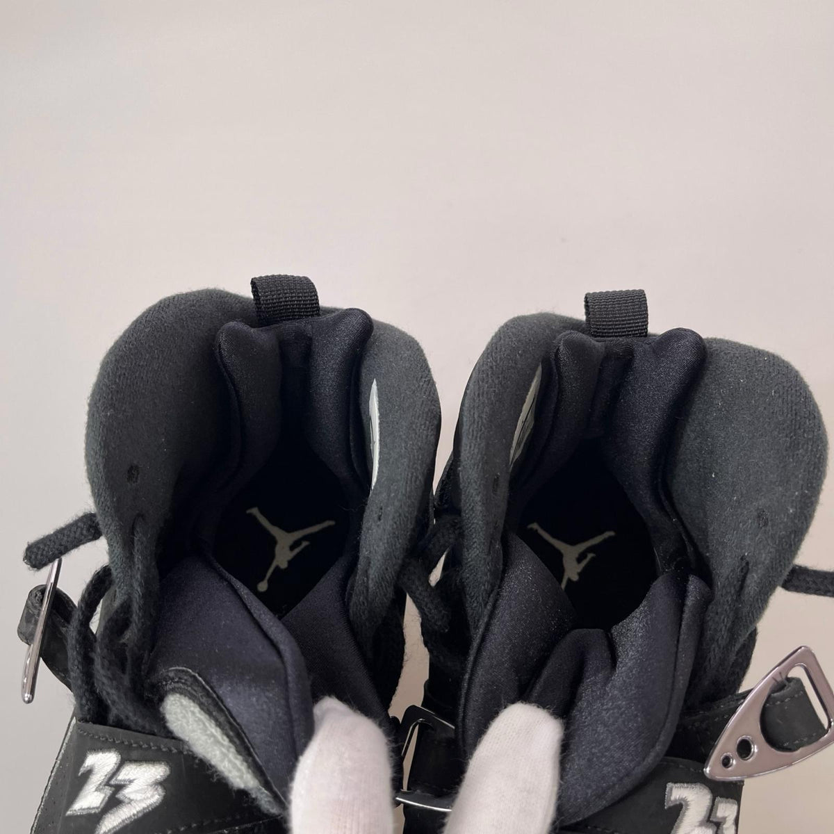 スニーカー AIR JORDAN 8 RETRO CHROME 黒 (27㎝) 27cm (US9 UK8 1/2 EU44) ブラック