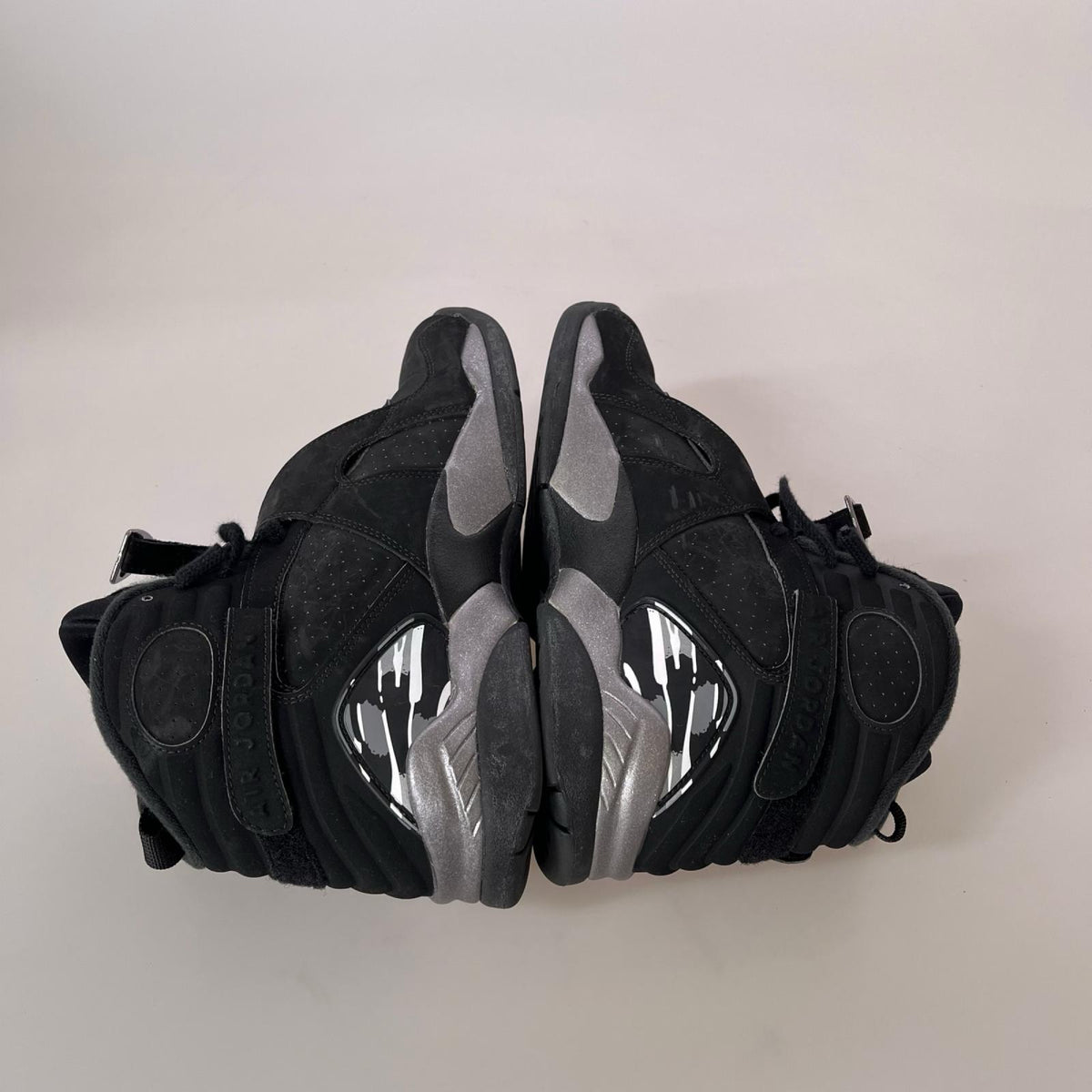 スニーカー AIR JORDAN 8 RETRO CHROME 黒 (27㎝) 27cm (US9 UK8 1/2 EU44) ブラック