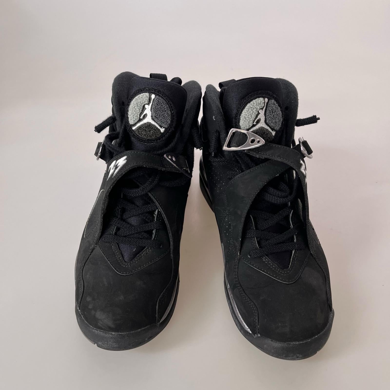 スニーカー AIR JORDAN 8 RETRO CHROME 黒 (27㎝) 27cm (US9 UK8 1/2 EU44) ブラック