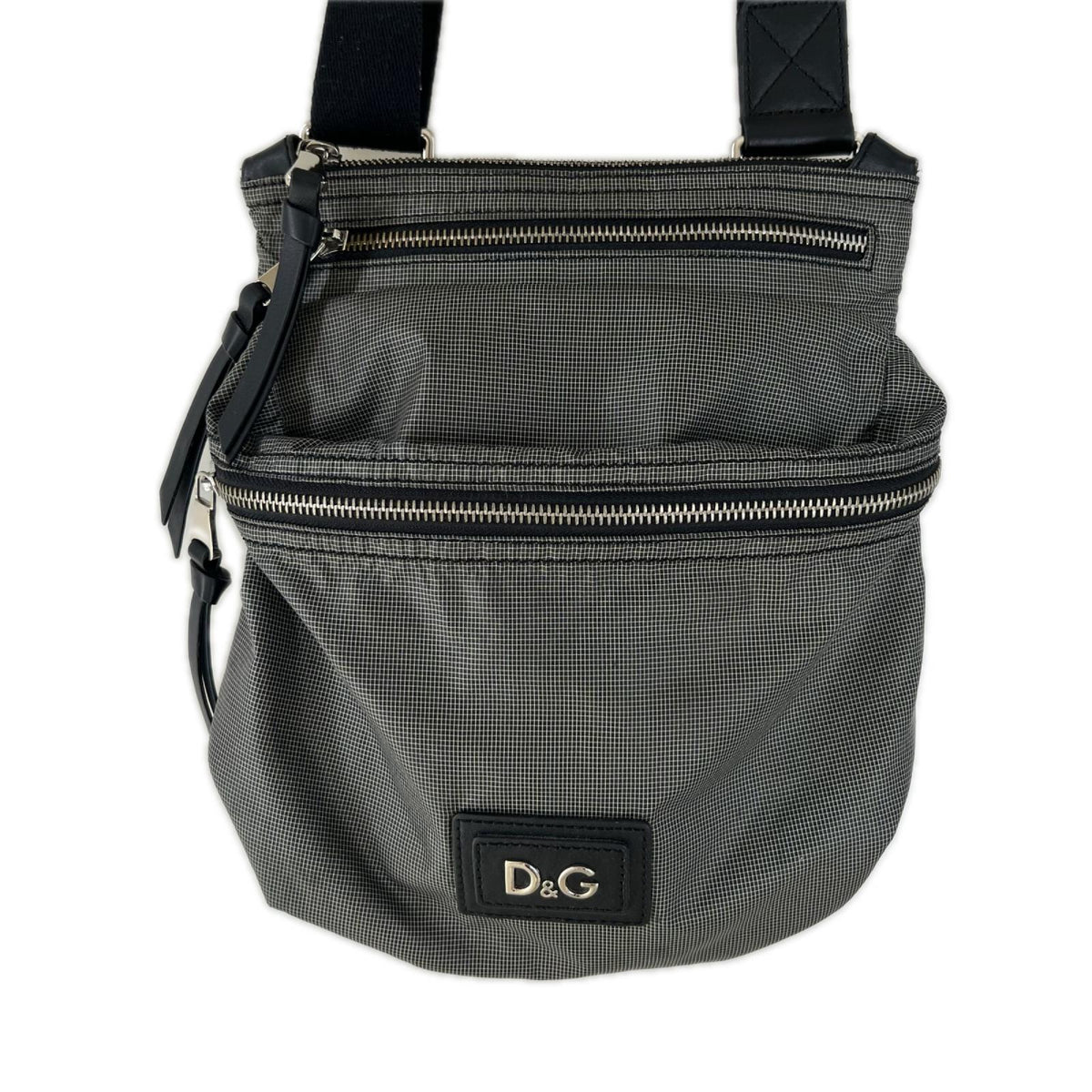 ショルダーバッグ 方眼チェック ショルダーバッグ GRY グレー