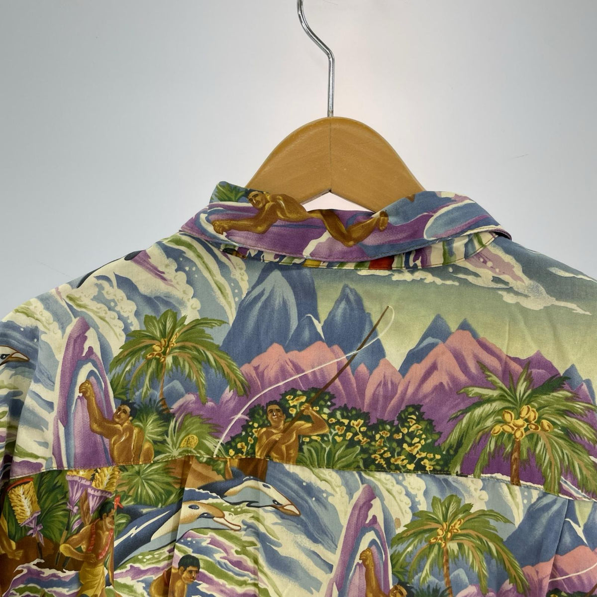 半袖シャツ pataloha メニュー柄 アロハシャツ (XL) LL