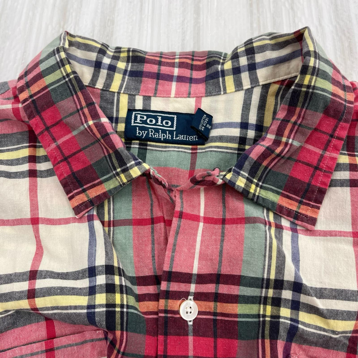 半袖シャツ 90s オープンカラー チェック (XL) マルチカラー