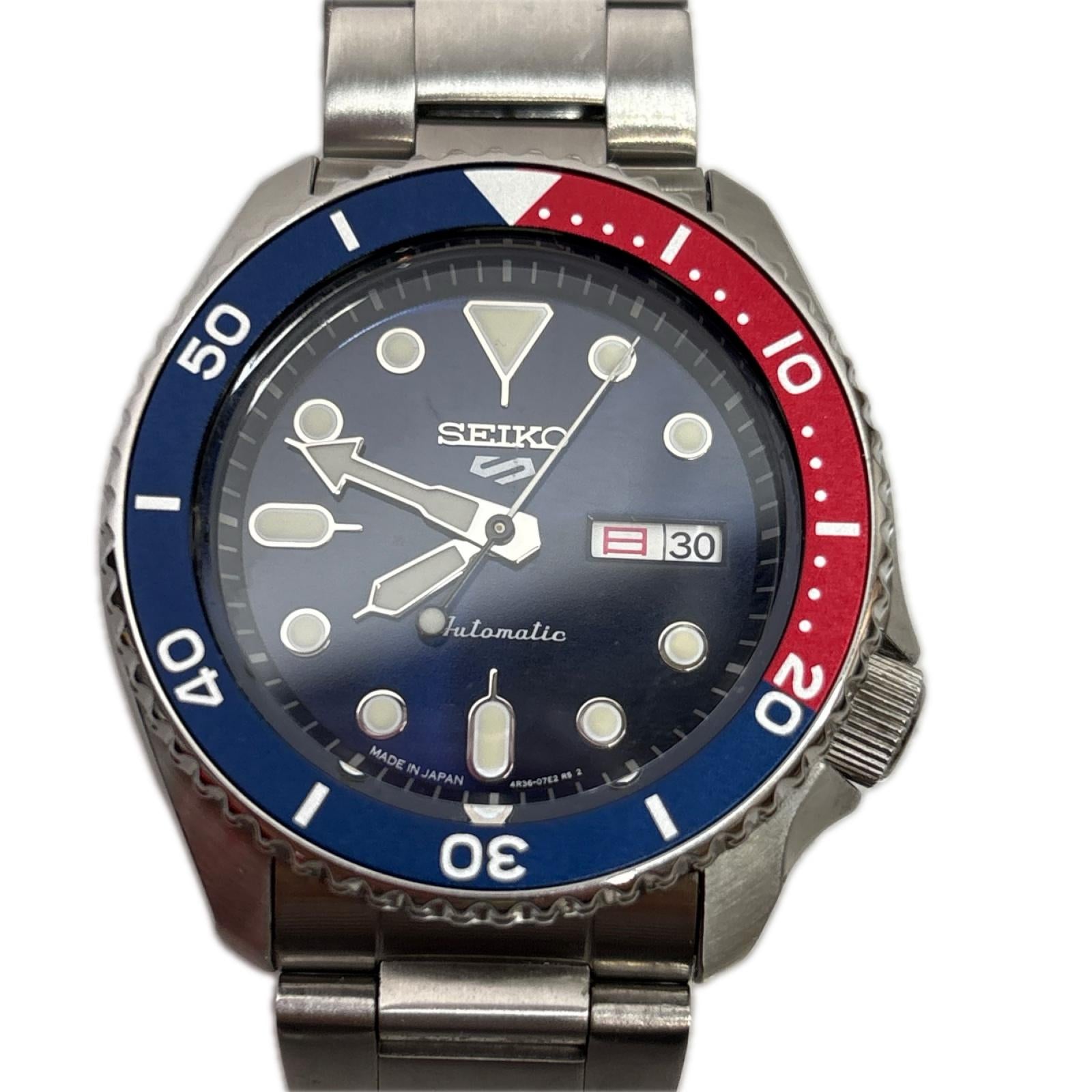 腕時計 Seiko 5 Sports SBSA003 自動巻き シルバー