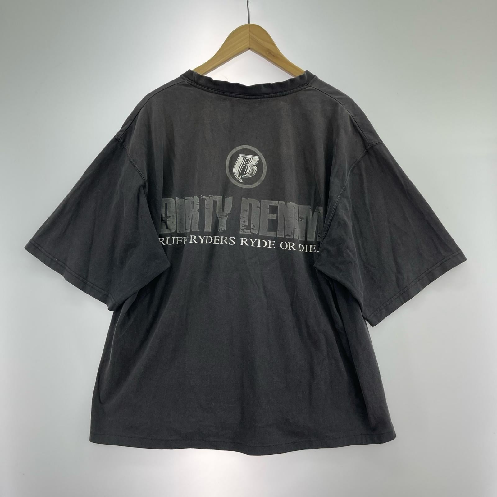 半袖Tシャツ RUFF RYDERS HIP HOP Tee 黒 (ー) ブラック