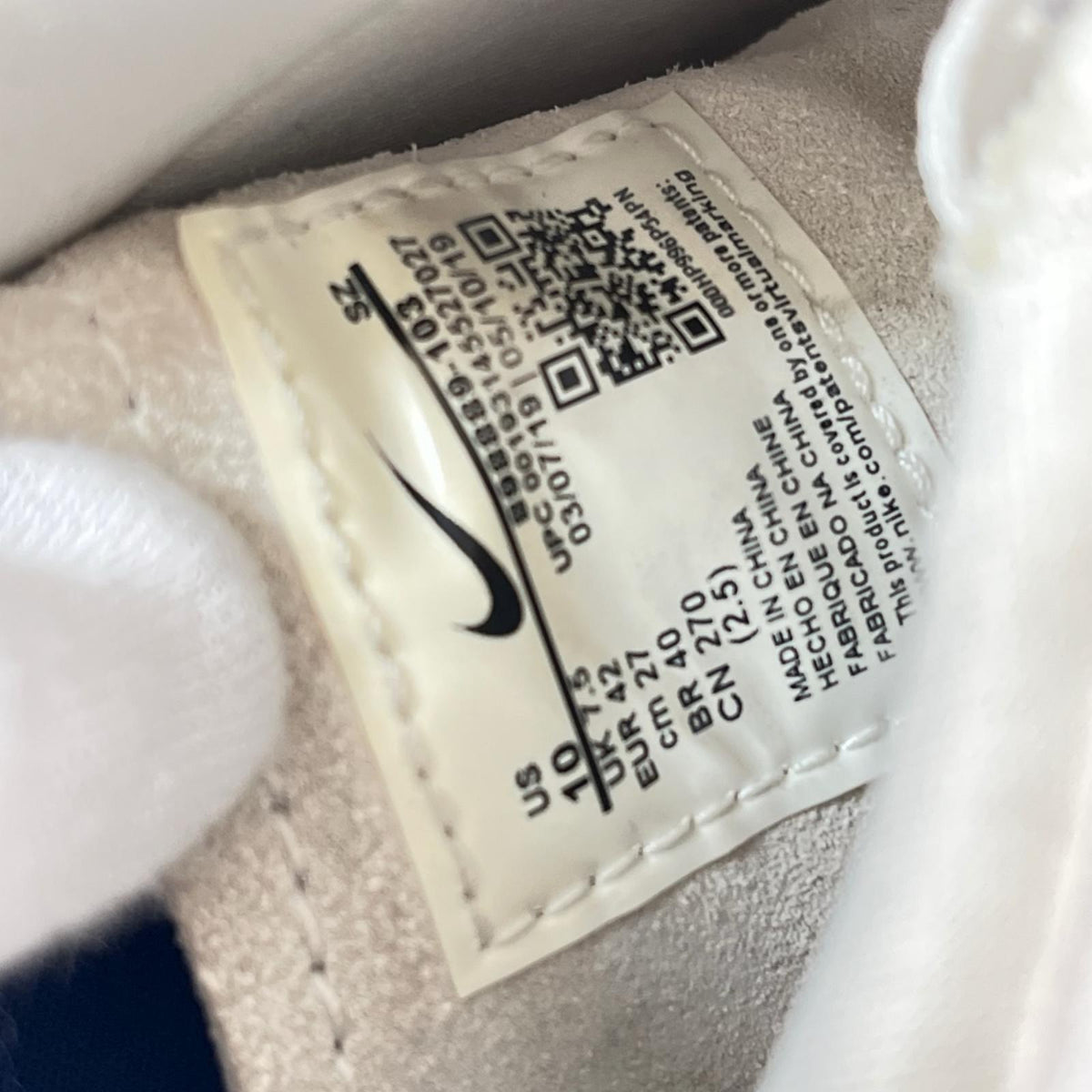 スニーカー AIR FORCE 1 Vandalised White 27.0cm 27cm (US9 UK8 1/2 EU44) ホワイト