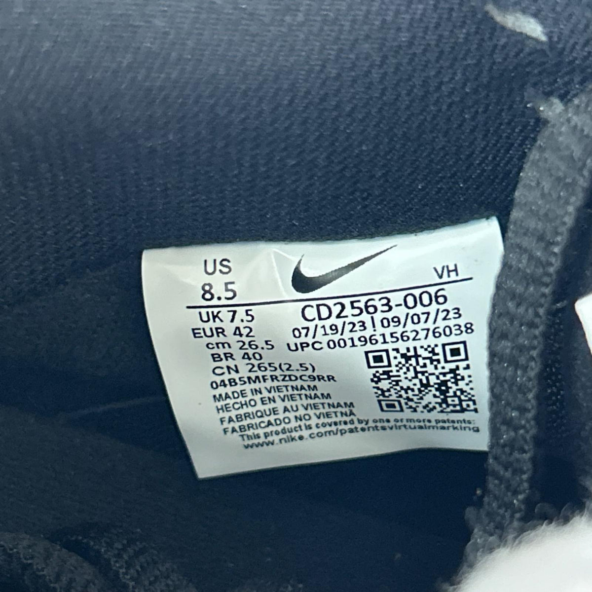 スニーカー DUNK LOW PRO Black & White Gum Pack 26.5cm (US8 1/2 UK8 EU43) ブラック