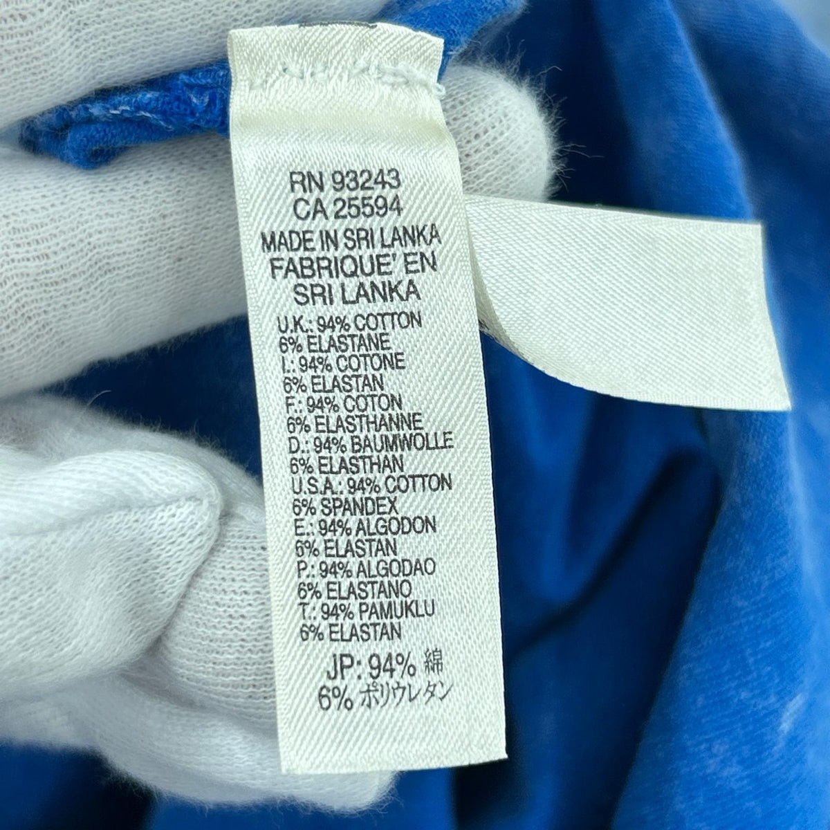 半袖Tシャツ インディゴ 胸ロゴTEE