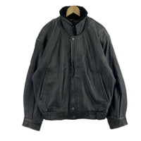 レザージャケット Robert Comstock Sherling Collar Leather Jacket L BLK L ブラック