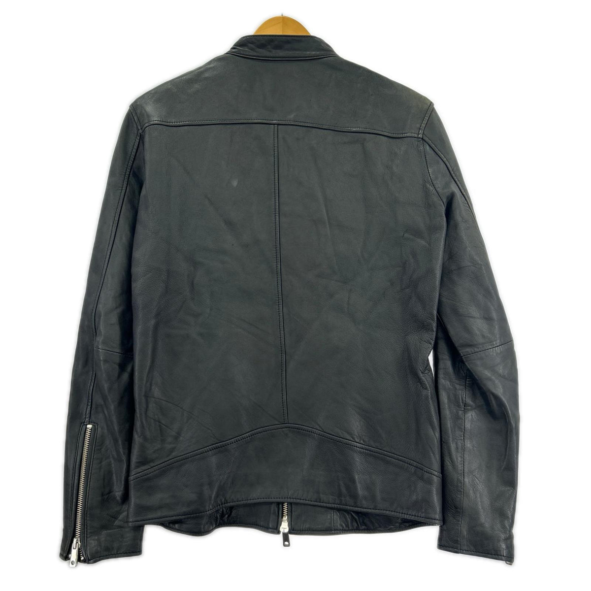 レザージャケット シングルライダース BLK 1 1 ブラック