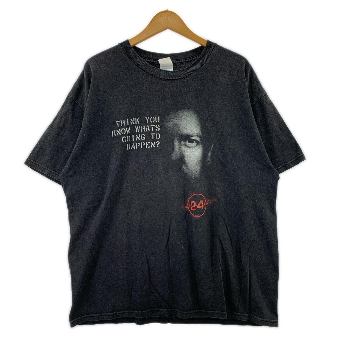 半袖Tシャツ 00s 24 TWENTY FOUR 両面プリント ブラック(XL) ブラック