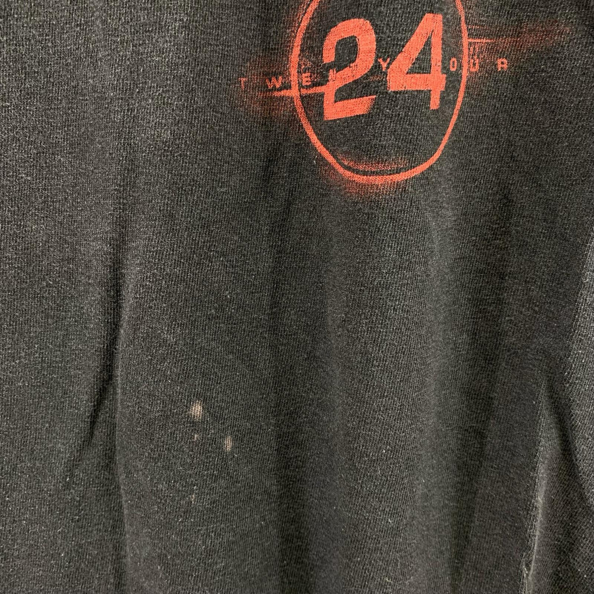 半袖Tシャツ 00s 24 TWENTY FOUR 両面プリント ブラック(XL) ブラック