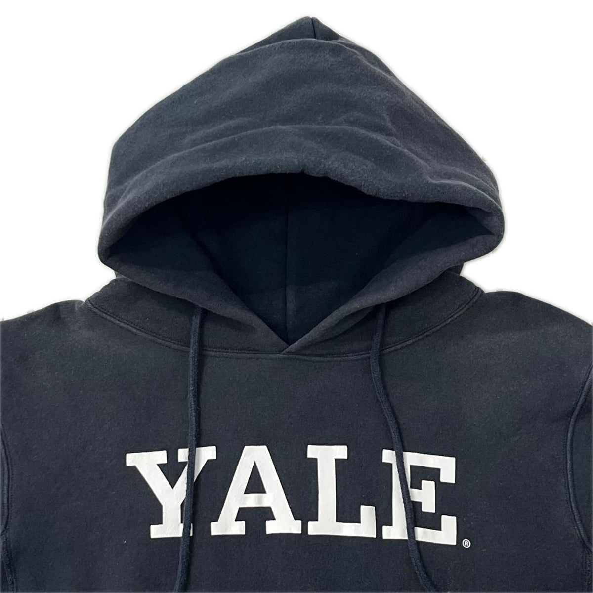 パーカー Champion YALE college hoodie 赤タグ 復刻 L ネイビー